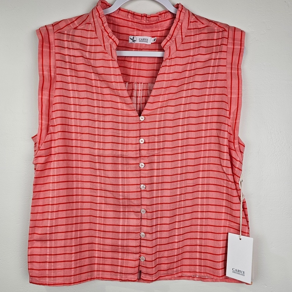 NWT Carve Designs Women's Summer Top Flaw SIZE L